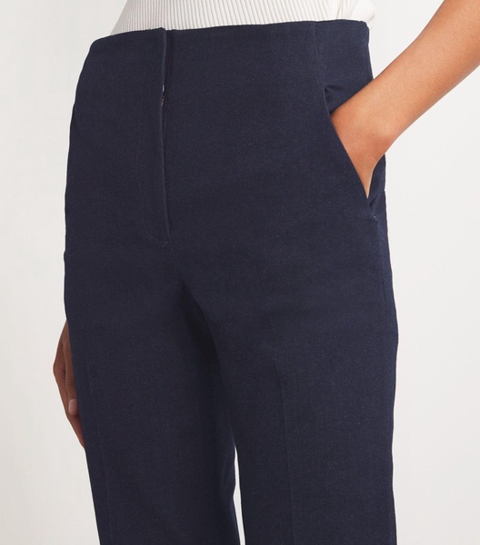 Denim Cropped Chiara Trousers