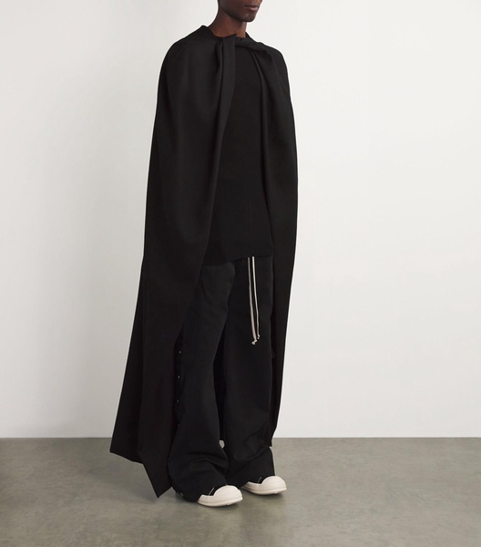 Wool Longline Cape