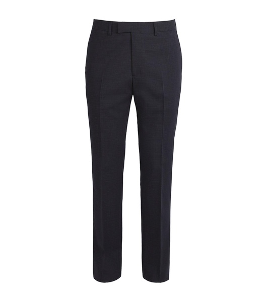 Virgin Wool Wide-Leg Trousers