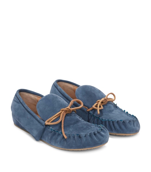 Suede Moccasin Loafers