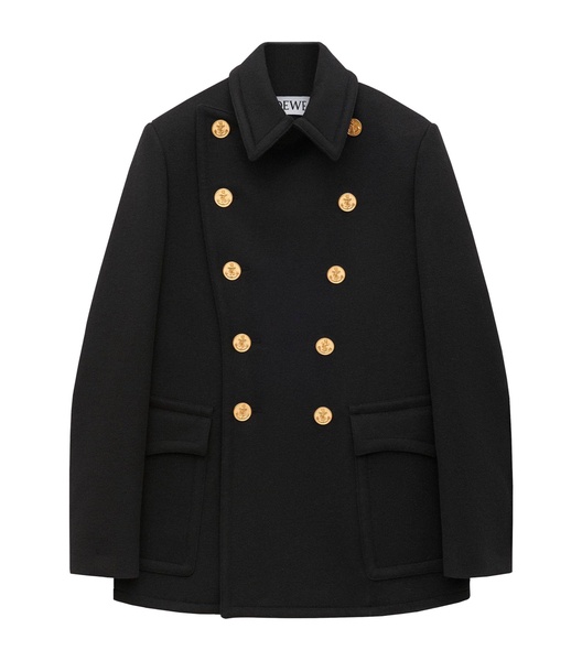 Wool-Cashmere Pea Coat 