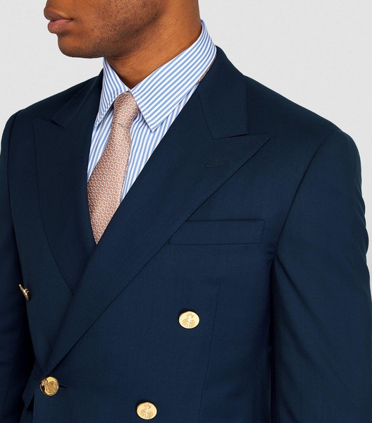 Double-Breasted Suit Jacket