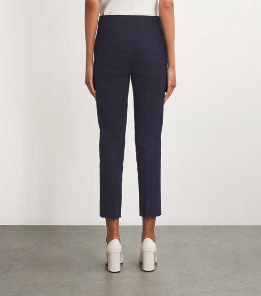 Denim Cropped Chiara Trousers