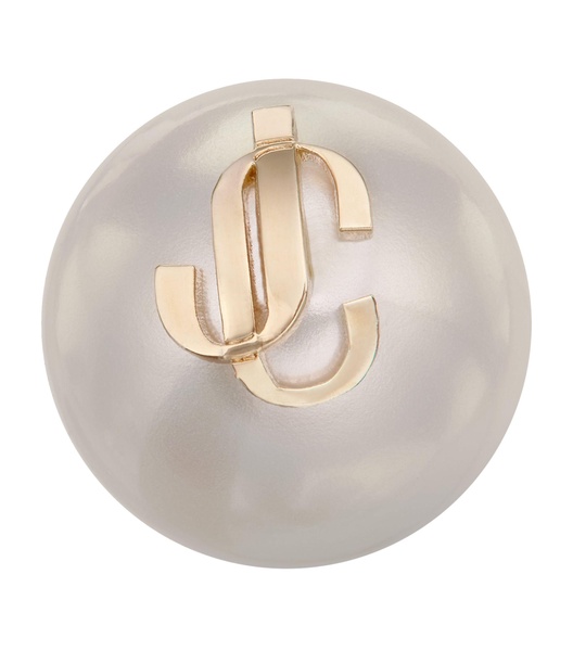 JC Logo Stud Earrings