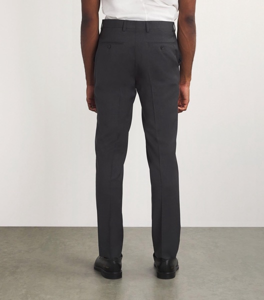 Virgin Wool Straight Trousers 