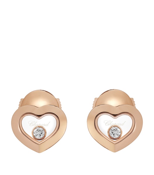 Rose Gold And Diamond Happy Diamonds Icons Earrings