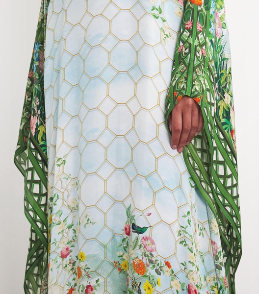 Silk Taylor Kaftan Dress