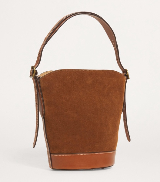 Small Suede Bellport Bucket Bag