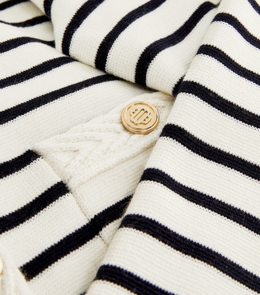 Striped Knit Cardigan