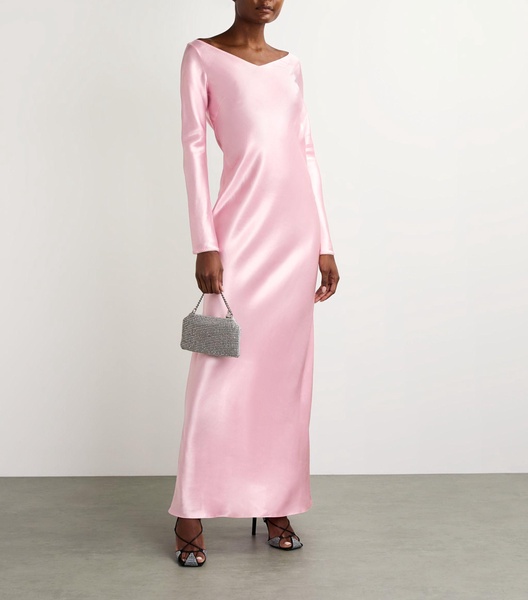 Satin Andarta Maxi Dress