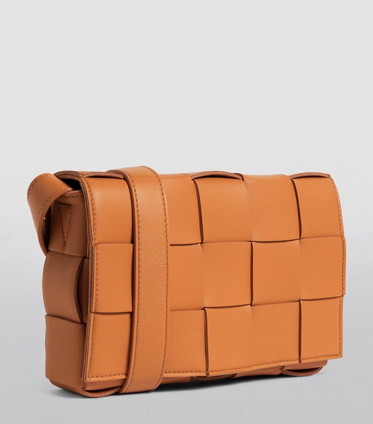 Leather Cassette Cross-Body Bag