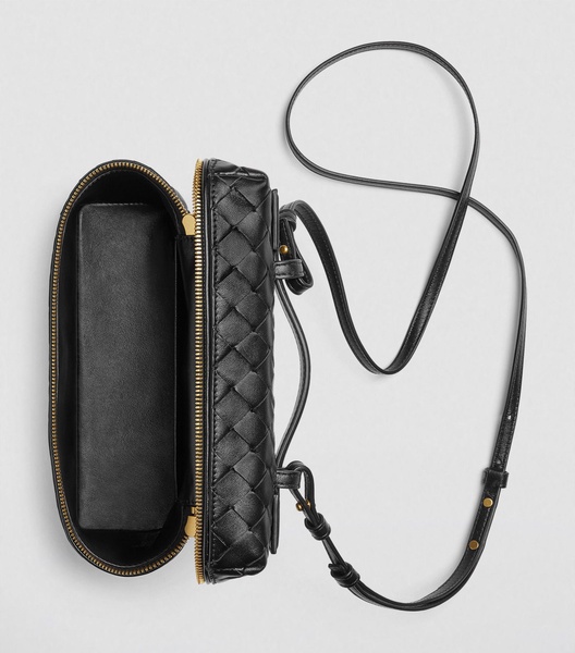 Leather Vanity Case Cross-Body Bag