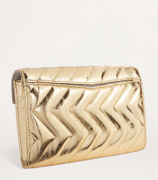 Quilted Leather Yza Clutch Bag