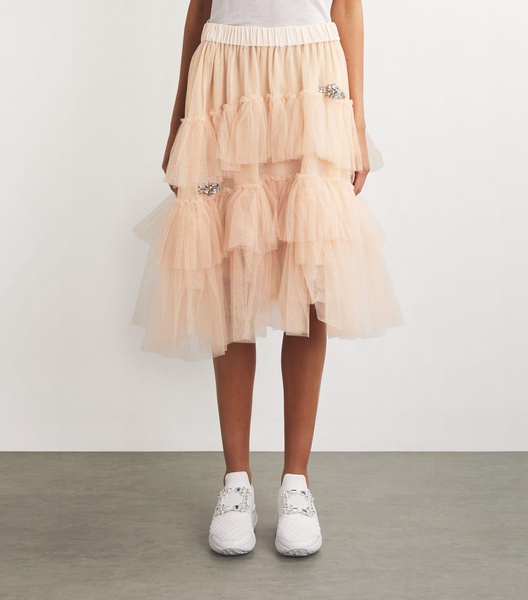 Tulle Embellished Tutu Skirt