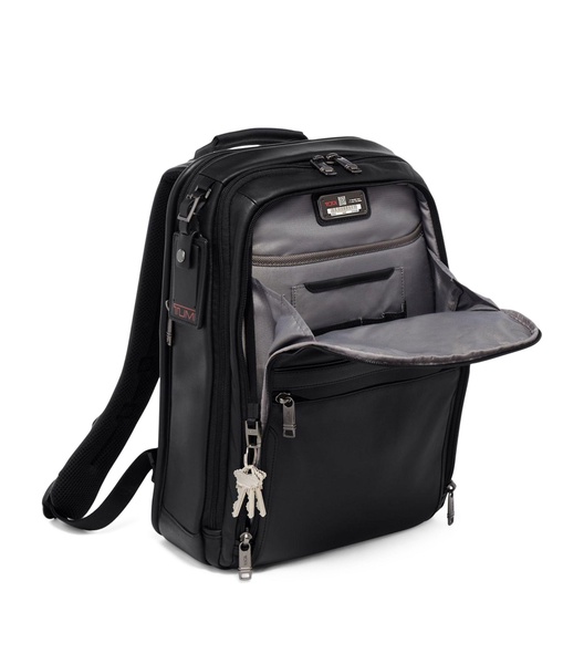 Alpha 3 Slim Leather Backpack