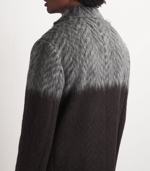 Wool-Blend Rustic Coat