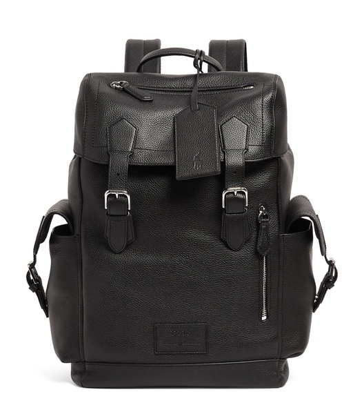 Pebbled Leather Backpack 