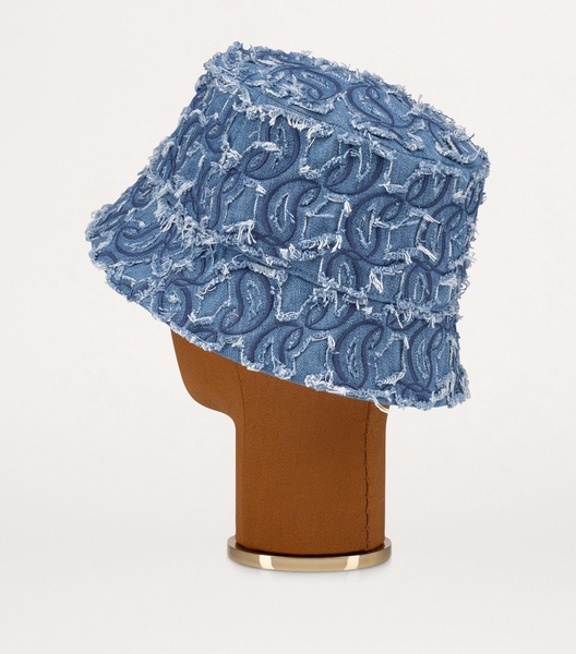 Bobino Denim Monogram Bucket Hat