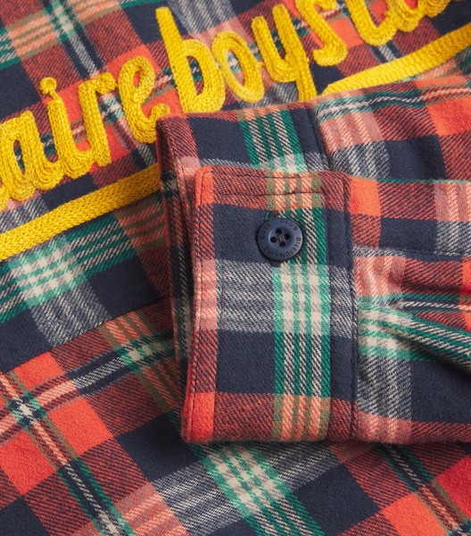 Flannel Check Padded Overshirt