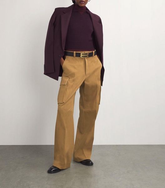 Cotton Cargo Trousers 