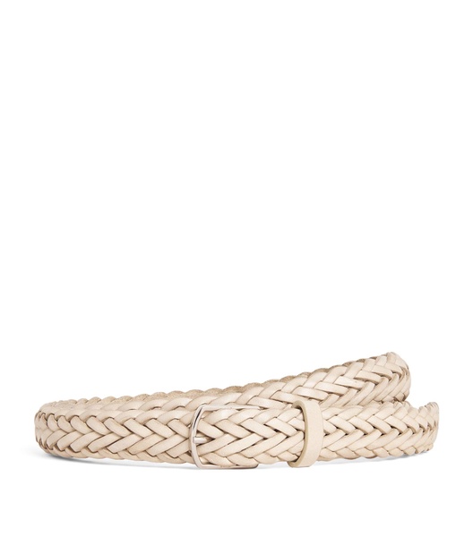 Leather Braided Belt