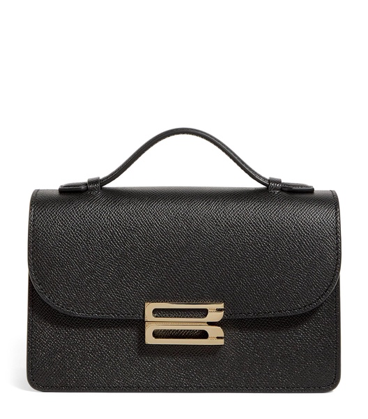 Mini Leather B Buckle Top-Handle Bag 