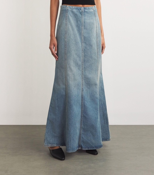 Denim Maxi Skirt