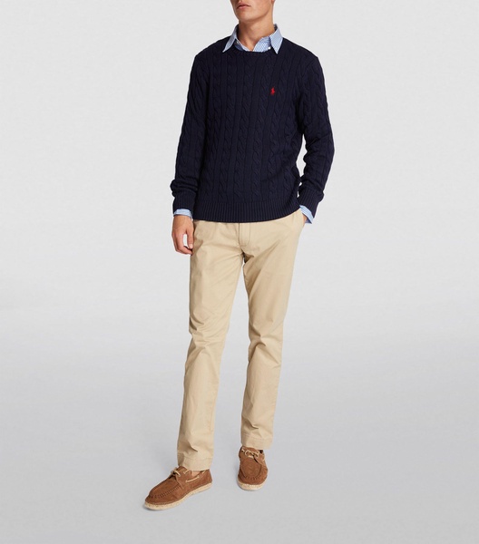 Cotton Cable-Knit Sweater