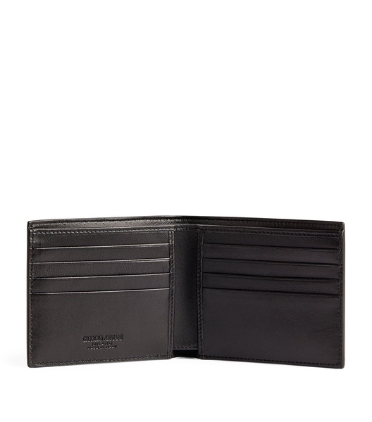 Leather Logo Bifold Wallet