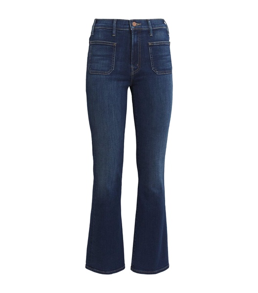 Patch-Pocket Insider Flood Jeans