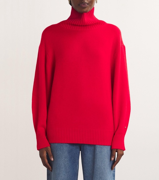 Cashmere-Blend Rollneck Sweater