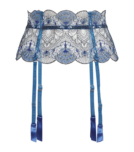 Tulle Venetian Glass Suspender Belt