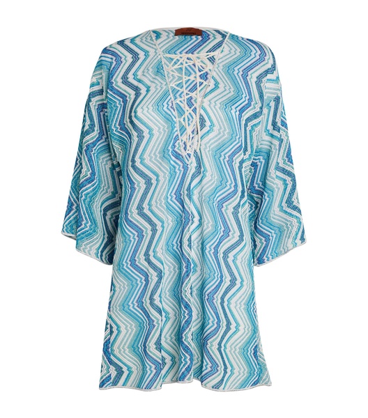 Zigzag Kaftan Cover-Up