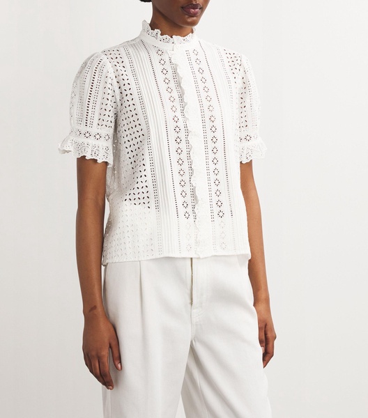 Broderie Anglaise Blouse