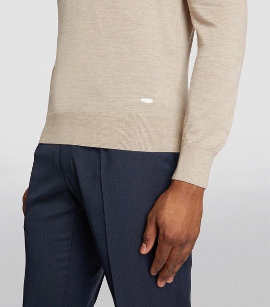 Cashmere-Silk Rollneck Sweater