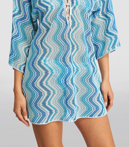 Zigzag Kaftan Cover-Up