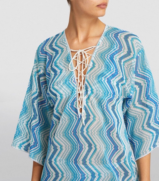 Zigzag Kaftan Cover-Up