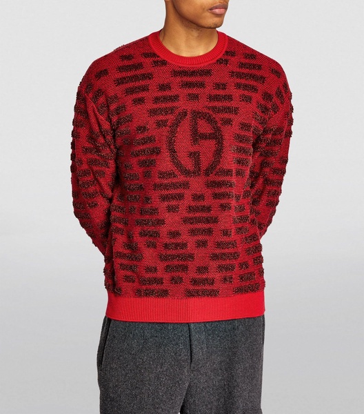 Logo-Jacquard Sweater