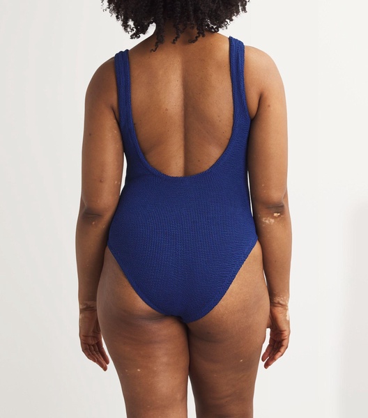 Coverage Square-Neck Swimsuit