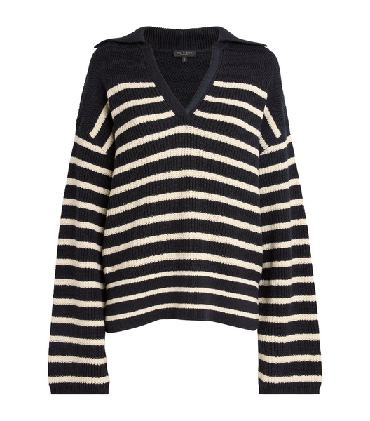 Striped Jen Polo Sweater