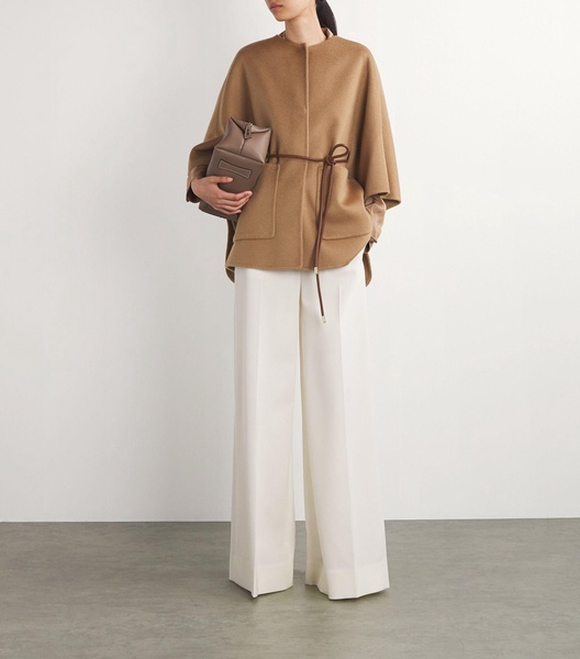 Cashmere Belted Cape