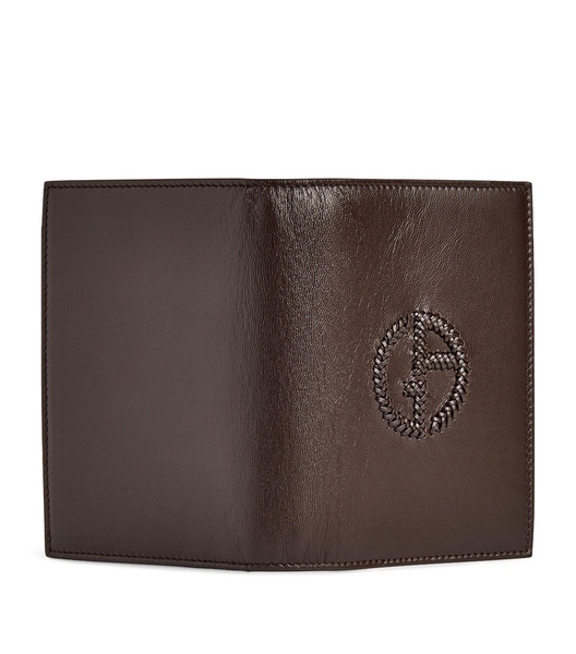 Leather Logo Passport Holder