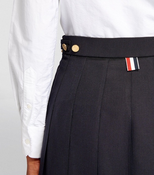 Pleated Midi Skirt