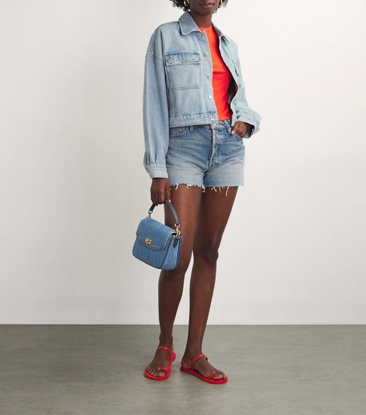 Denim Skipper Shorts 