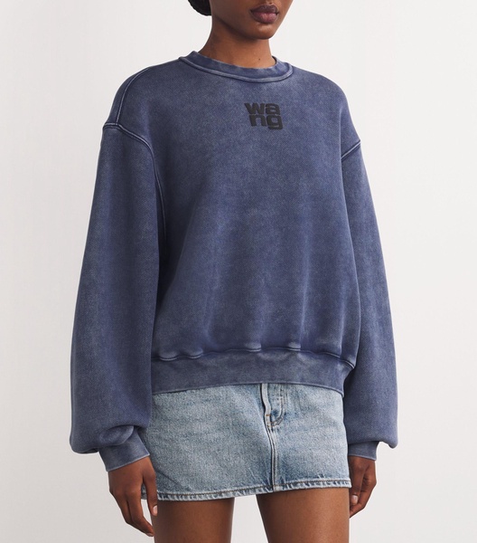 Cotton-Blend Logo Sweatshirt