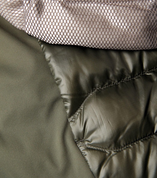 Water-Repellent Down Hybrid Jacket