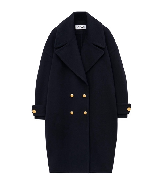 Wool Pebble Pea Coat