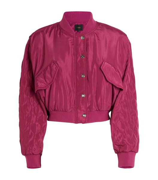 Quilted Bomber Jacket