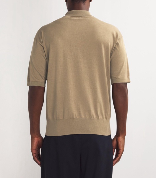 Tiago Cotton-Cashmere Polo Shirt 