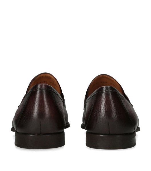 Grained-Leather Diezma Loafers